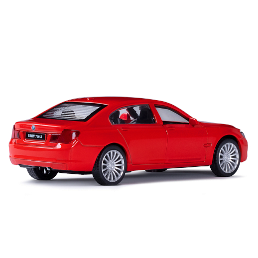 ТМ "Автопанорама"  Машинка металл. 1:46 BMW 760 LI, красный, инерция, откр. двери, в/к 17,5*12,5*6,5 см в Джамбо Тойз #5
