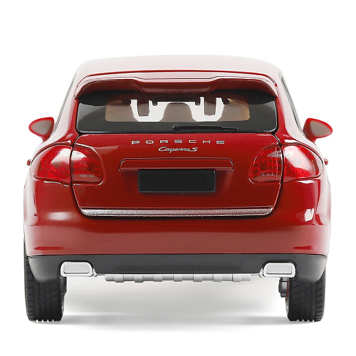 ТМ "Автопанорама"  Машинка металл. 1:24 Porsche Cayenne S, бордовый, свободный ход колес, откр. двери, капот и багажник, в/к 24,5*12,5*10,5 см в Джамбо Тойз #7