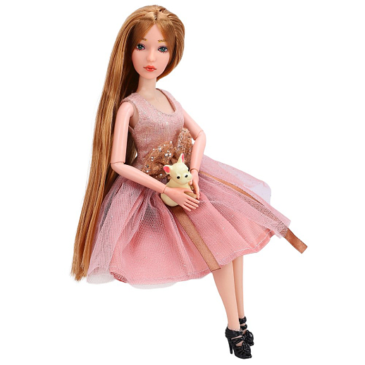 Кукла "Принцесса" с шарнирными руками и ногами, в комплекте домашний питомец, аксессуары, в/к 28х6,5х32,5 см в Джамбо Тойз #6