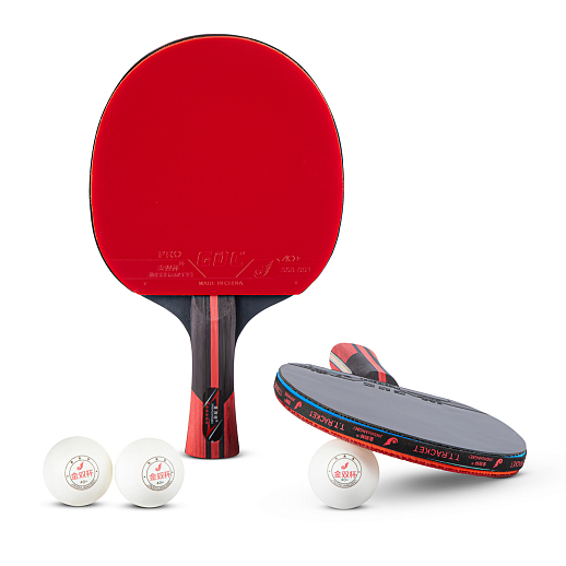 Набор для настольного тенниса 5*, две ракетки + 3 шарика, в нейлоновой сумке в Джамбо Тойз #2