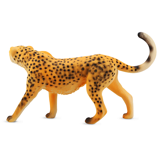 ТМ "КОМПАНИЯ ДРУЗЕЙ", серия "Животные планеты Земля". Леопард, эластичная поверхность с шероховатостями, мягкий наполнитель, бирка, 24,5.0X7.0X18.0 в Джамбо Тойз #6
