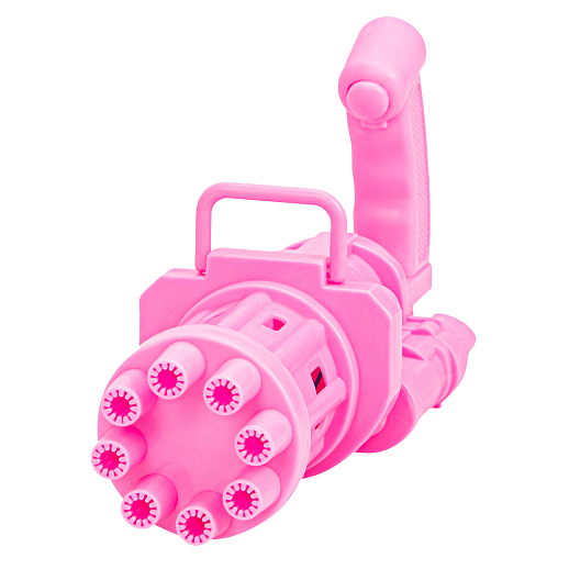 Пулемет с мыльными пузырями (8 отверстий), розовый, в/к 19,5*9,5*7 см в Джамбо Тойз #4