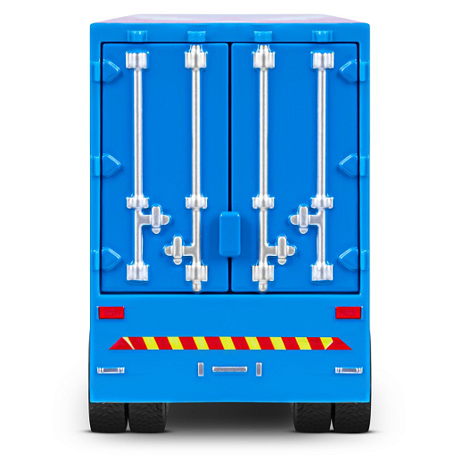 Игрушка для детей: Машинка металлическая 1:50 Volvo OZON, цвет синий, откидывается кабина, свет, звук, свободный ход колес, артикул JB1251739 в Джамбо Тойз #12