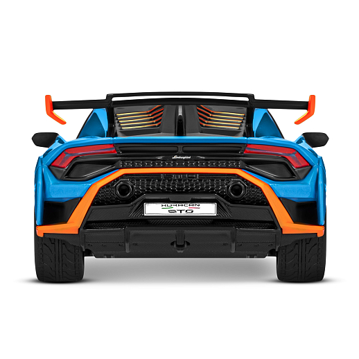 ТМ "Автопанорама" Машинка металлическая, 1:32 Lamborghini STO, голубой, принт, откр. двери и багажник, свет, звук, инерция, в/к 17,5*12,5*6,5 см в Джамбо Тойз #14
