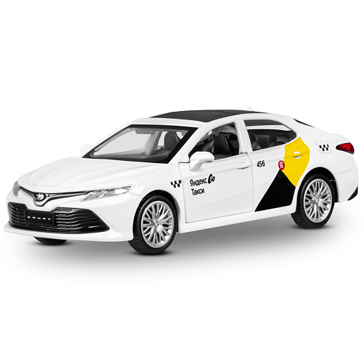 Яндекс Go Машинка металлическая 1:43 Toyota Camry, белый, инерция, откр. двери, 17,5*12,5*6,5 см в Джамбо Тойз #2