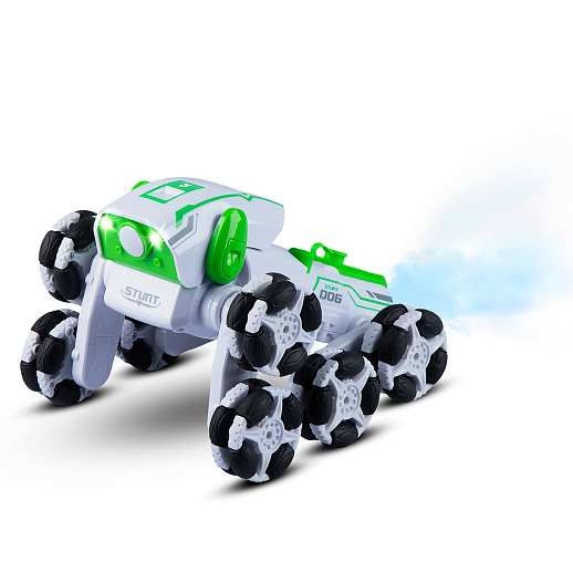 Р/у робопёс-перевертыш, функция пара, деморежим, аккум.в компл., цвет зеленый/белый, в/к 24,5*15*18,5см в Джамбо Тойз #7