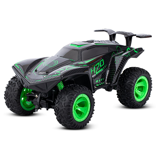 AUTODRIVE Р/У краулер с функцией пара,1:12,3D подсветка корпуса и пульта,4WD,цвет зеленый,в/к 38,5×21,5×18,5см в Джамбо Тойз #3