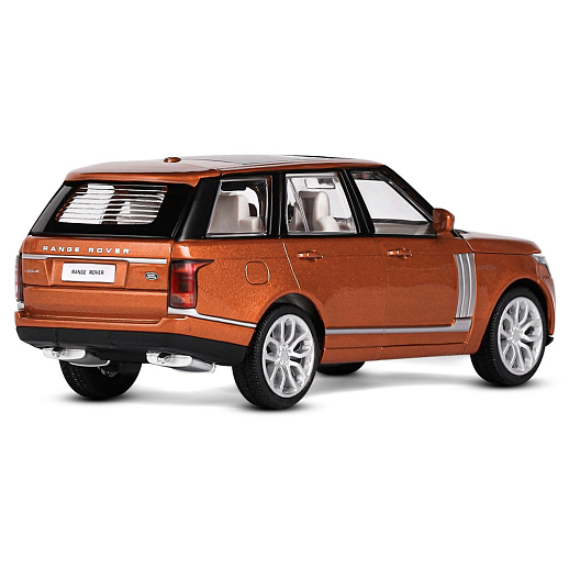 ТМ "Автопанорама" Машинка металлическая 1:34 2013 Range Rover,оранжевый перламутр, свет, звук, откр. двери, капот и багажник, инерция, в/к 17,5*13,5*9 см в Джамбо Тойз #9