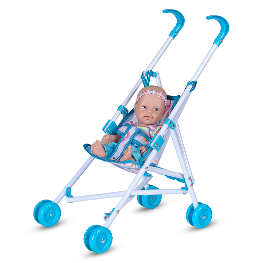 Пупс с коляской и аксессуарами, в/к 56,5*25*8 см в Джамбо Тойз #2