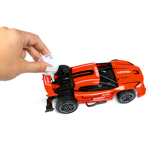 AUTODRIVE_Р/у гоночная машина с паром, М1:22, цвет красный, в/к 24*9,8*7,5см в Джамбо Тойз #4