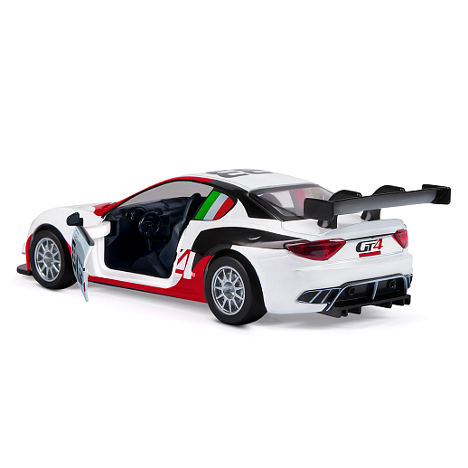ТМ "Автопанорама" Машинка металлическая 1:43 Maserati Gran Turismo MC GT4, белый, откр. двери, в/к 17,5*12,5*6,5 см в Джамбо Тойз #7