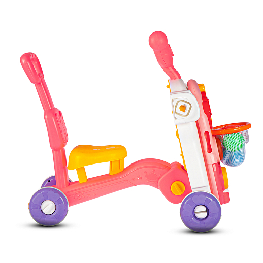 Ходунки 6 в 1: игровой столик,каталка с ручкой/без, со свет.и звук эффект., в/к 46,5*15*37 см в Джамбо Тойз #9