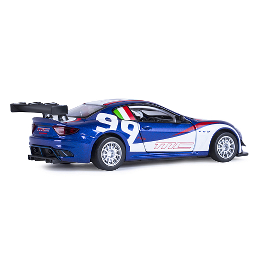 ТМ "Автопанорама" Машинка металл., 1:32 Maserati Gran Turismo MC GT4, синий, инерция, свет, звук, откр. двери, в/к 17,5*13,5*9 см в Джамбо Тойз #8