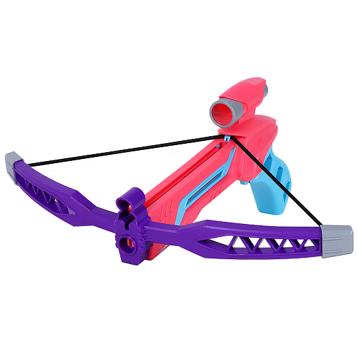 Арбалет со стрелами на присосках+мишень, цвет розовый, в/к 36,5*5,2*21 см в Джамбо Тойз #13