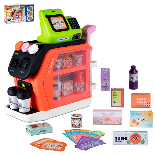 Игрушечный набор "Автомат для напитков" розовый, в/к 46х13х27,5 см в Джамбо Тойз