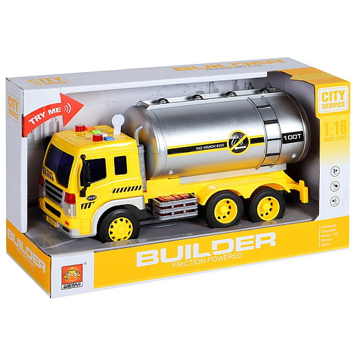 Бензовоз, звук, свет. эффект, в/к 32*11,5*18,5 см в Джамбо Тойз #2