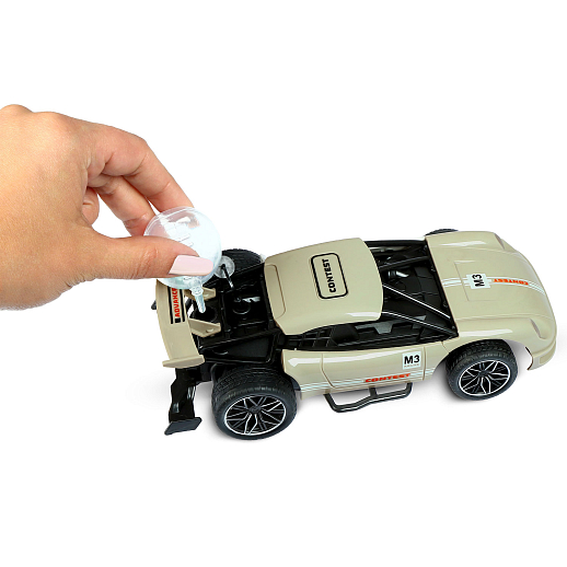 AUTODRIVE_Р/у гоночная машина с паром, М1:22, цвет серый, в/к 21*10,5*7,5см в Джамбо Тойз #6