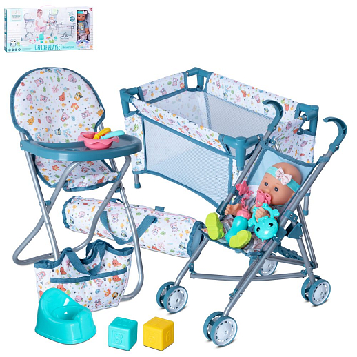Игровой набор "Пупс с аксессуарами", в/к 63,5*10,5*32 см в Джамбо Тойз