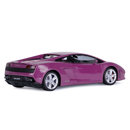 ТМ "Автопанорама" Машинка металлическая 1:24 Lamborghini Gallardo, розовый, откр. двери и багажник, свет, звук, свободный ход колес, в/к 24,5*12,5*10,5 см в Джамбо Тойз #9