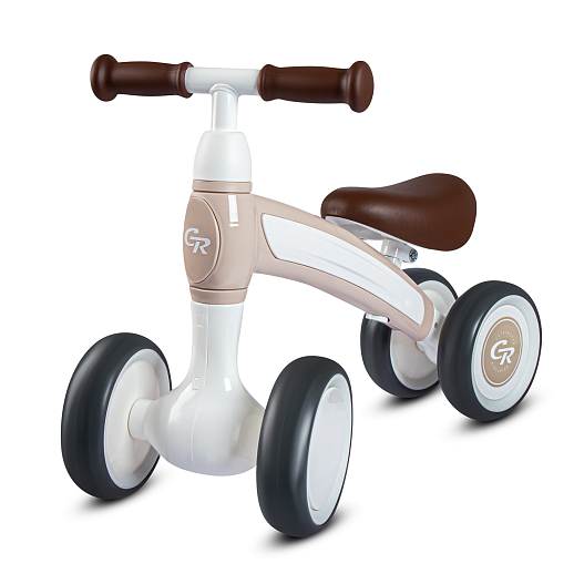 Беговел CITYRIDE, модель CR-BB-10, EVA колеса 6" 4 шт., мягкое сидение, цвет: бежевый в Джамбо Тойз #2