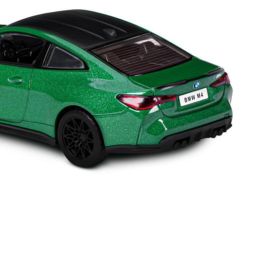 ТМ "Автопанорама" Машинка металлическая 1:32 BMW M4 (G82) зеленый, открываются двери, свет, звук, инерция, в/к 18*13,5*9 см в Джамбо Тойз #17