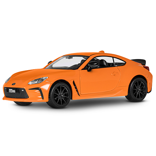 Игрушка для детей: Машинка металлическая 1:28 Toyota, цвет оранжевый, свет, звук, инерция, артикул JB1251782 в Джамбо Тойз #2