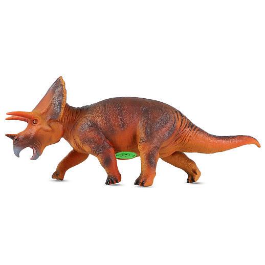 ТМ "КОМПАНИЯ ДРУЗЕЙ", серия "Животные планеты Земля". Динозавр с чипом, звук - рёв животного, эластичная поверхность с шероховатостями, мягкий наполнитель, бирка, 46.0X16.0X18.0 в Джамбо Тойз #2