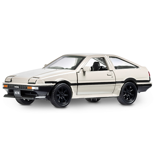 ТМ "Автопанорама" Машинка металл. 1:37 Toyota AE86, белый, инерция, откр. двери, в/к 17,5*12,5*6,5 см в Джамбо Тойз #13