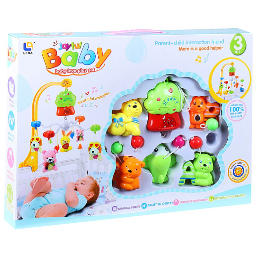 Музыкальная карусель заводная, в/к 50х7х36 см в Джамбо Тойз #2