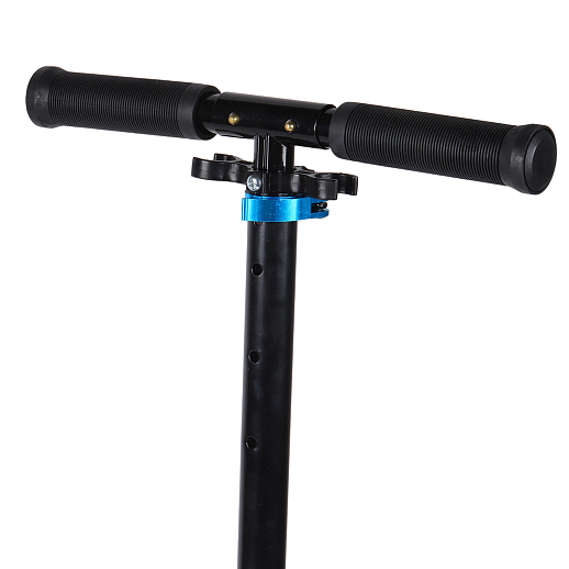 Двухколесный самокат CITY-RIDE 200, ал. 50/50%, t-bar сталь, грипсы 135мм TPR, колеса PU 200/200, 86A, подножка, abec 9, цвет Голубой в Джамбо Тойз #8