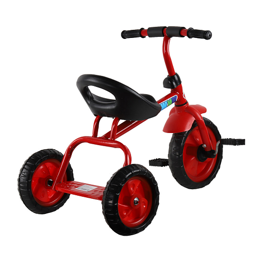 3х колесный велос. "Чижик", колеса пластик 10/8, сиденье жестк., цвет красный в Джамбо Тойз #2