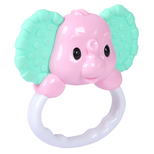 ТМ "Smart Baby" Развивающая игрушка "Слон" Розовый, на блистере 19х14х3 см в Джамбо Тойз #4