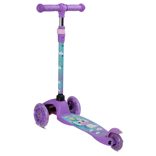 Игрушка для детей, несущая на себе массу тела ребенка, предназначенная для езды: Трехколесный самокат, артикул CR-S4-05UVV в Джамбо Тойз #4