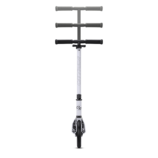 Двухколесный самокат CITYRIDE 200MM PU; алюминий/сталь порошковое покрытие. Дека 53*11СМ, руль  82-92СМ. Складной.  Без амортизатора. Подшипники Abec-9, Грипсы резина 120мм. в Джамбо Тойз #5