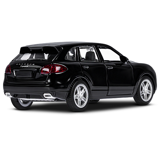 ТМ "Автопанорама" Машинка металлическая 1:32 Porsche Cayenne S, черный, свет, звук, откр. двери и багажник, инерция, в/к 17,5*13,5*9 см в Джамбо Тойз #9
