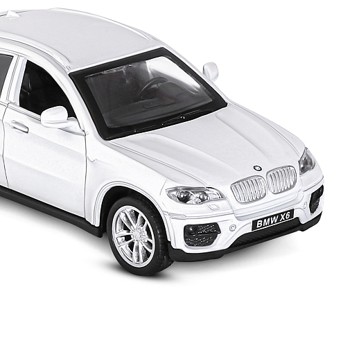 ТМ "Автопанорама" Машинка металлическая 1:43 BMW X6 c прицепом для перевозки лошадей, открываются двери, инерция, в/к 28*17,5*6,5 см в Джамбо Тойз #16