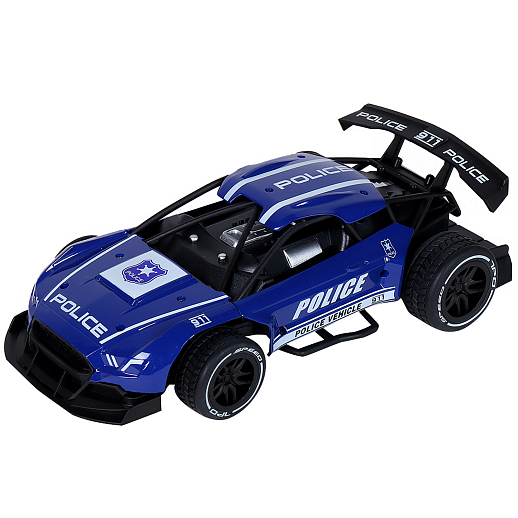 AUTODRIVE Р/У Суперскоростная металлическая машинка (до 15 км/ч+), М1:16, 2.4GHz, 4 канала, цвет синий, в/к 26*13,5*14см в Джамбо Тойз #3