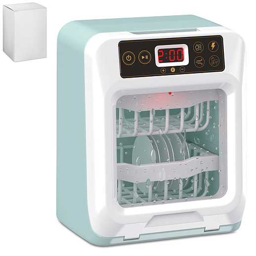 Игрушечная бытовая техника "Посудомоечная машина" мятная,  на бат., в б/к 18*15*21.5 см в Джамбо Тойз