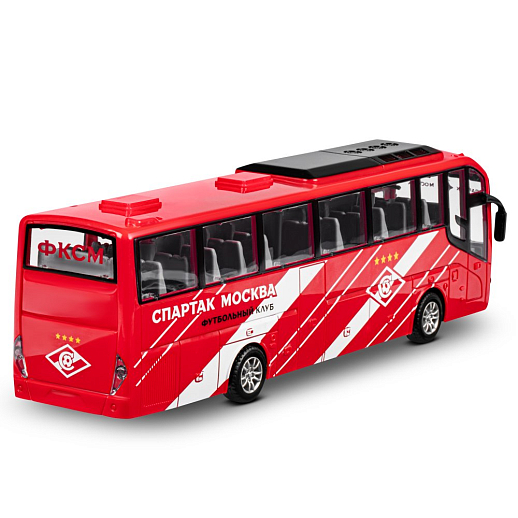 Р/У автобус Спартак, с аккум., цвет красный, в/к 40*12,5*13см в Джамбо Тойз #3