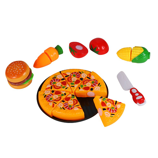 Игровой набор Кухня детская игровая, кран с водой, еда меняет цвет, телефон на бат., свет, звук, в компл.65 предметов, цв.син., в/к 59*50*20см в Джамбо Тойз #20