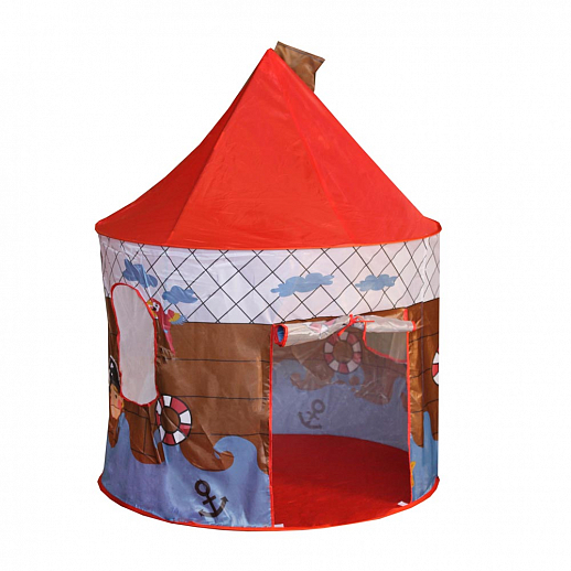 Детская палатка "Пиратский домик" 100*100*135 см в сумке 56 см в Джамбо Тойз