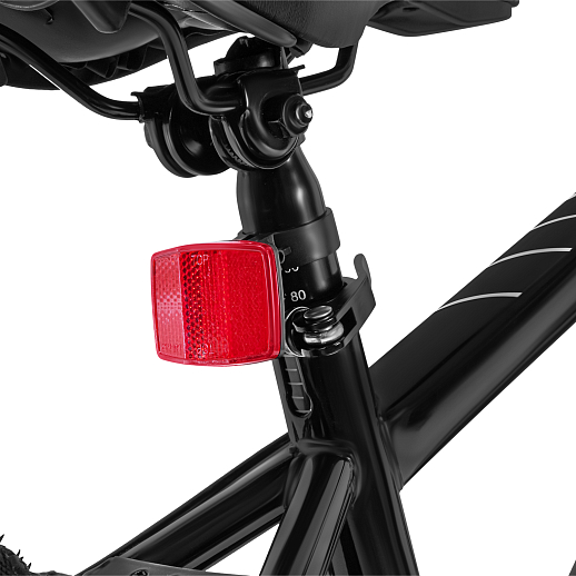 Велосипед двухколёсный CITYRIDE, модель CR-B2-12B, колеса 20", рама сталь, дисковые мех. тормоза, амортизационная вилка, обода сталь, цвет чёрный в Джамбо Тойз #6