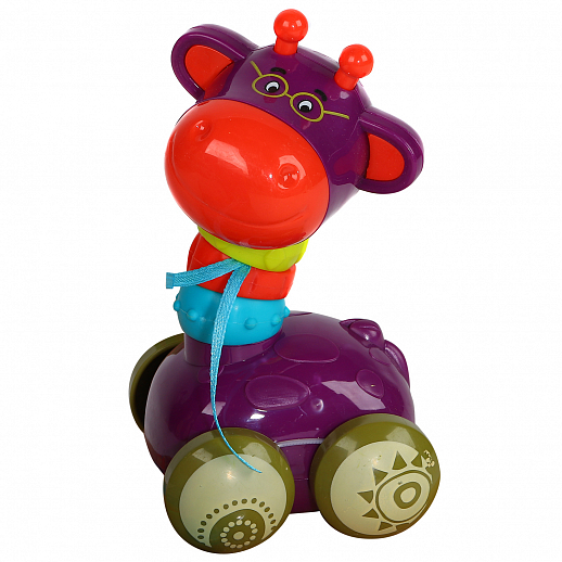 Развивающая игрушка "Жираф", цвет фиолетовый, в/к 12,3*12,3*16,5 см в Джамбо Тойз #3