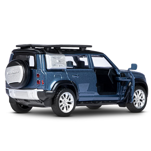 ТМ "Автопанорама" Машинка металл. 1:43 2020 Land Rover Defender 110, синий, инерция, откр. двери, в/к 17,5*12,5*6,5 см  в Джамбо Тойз #15