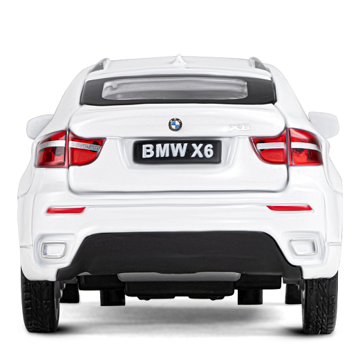 ТМ "Автопанорама" Машинка металлическая 1:32 BMW X6, белый, свет, звук, откр. двери, капот и багажник, инерция, в/к 17,5*13,5*9 см в Джамбо Тойз #10