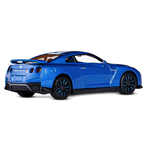 ТМ "Автопанорама" Машинка металлическая 1:32 Nissan GT-R (R35), синий, откр. двери, свет, звук, инерция в/к 18*13,5*9 см в Джамбо Тойз #9
