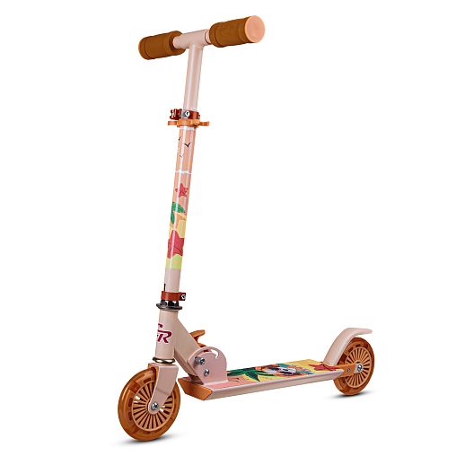 2хкол. самокат CITYRIDE HW 120, ал. 50/50% , t-bar алюм, дека сталь, грипсы 95мм TPR, колеса PVC со светом  120/120 мм в Джамбо Тойз #4