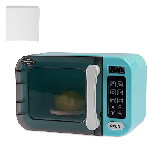 Игрушка для детей: Микроволновая печь в наборе с тематическими предметами, цвет голубой, артикул JB0214177 в Джамбо Тойз