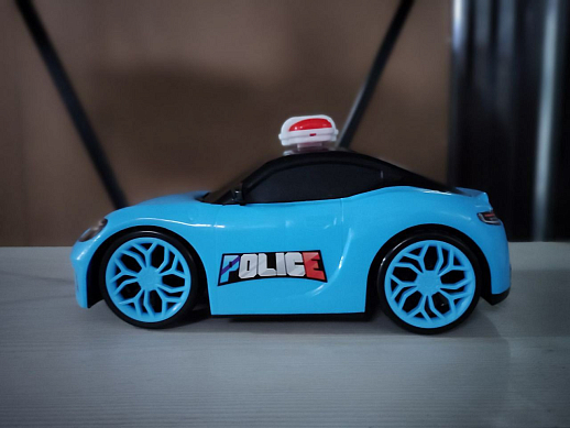 ТМ "Компания Друзей" Полицейская машина  голубая" в пакете,30х16х13 см в Джамбо Тойз