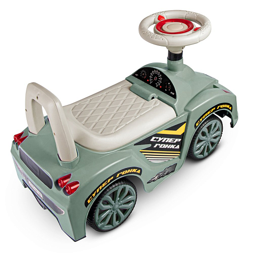ТМ "Компания Друзей" Каталка Толокар мелодии Шаинского бежево-зеленый в/к 60х36х27 см в Джамбо Тойз #3
